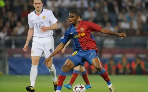Samuel Eto’o en la final de Champions League