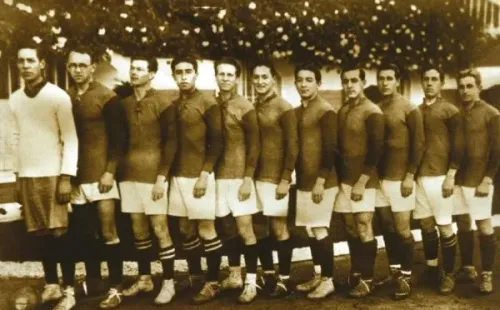 Plantel de Everton 1922.