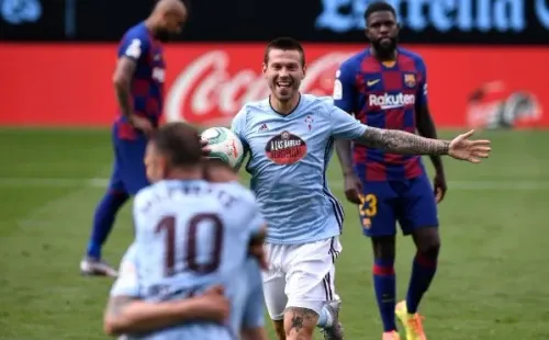 Celta le pega fuerte al Barcelona de Vidal.