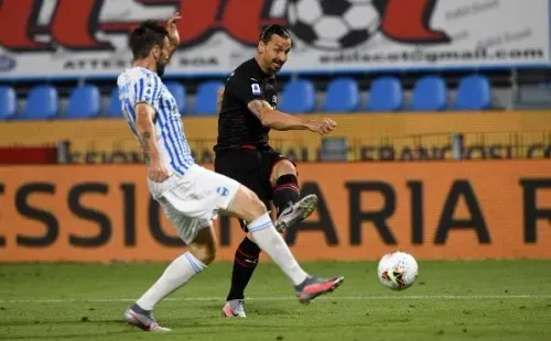 Zlatan Ibrahimovic volvió de una lesión y es la gran arma de gol del Milan en este difícil partido. (Foto: Getty)