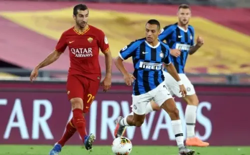 Alexis tuvo un buen partido ante Roma, pero el equipo no estuvo a gran nivel y consiguieron solo un empate que los alejó de la lucha por el título. (Foto: Getty)