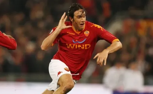 Luca Toni en la Roma