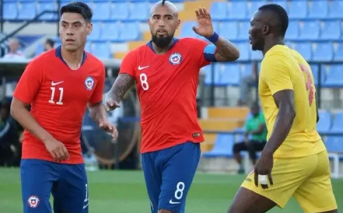 El atacante marcó un gol en uno de los últimos amistosos de la Roja. (FOTO: Agencia Uno)