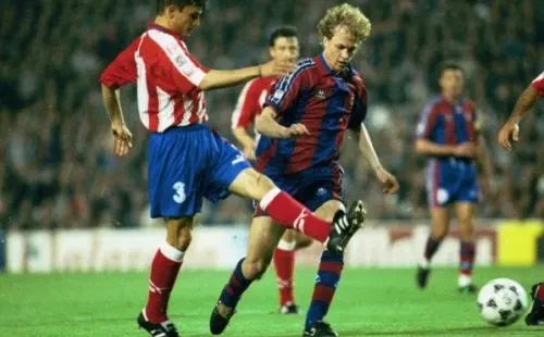 Jordi Cruyff como jugador del Barcelona.