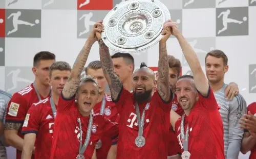 Pasado lleno de títulos cosechó Arturo Vidal en Bayern. El viernes, se encontrará con varios con los que compartió camarín. (Foto: Getty)