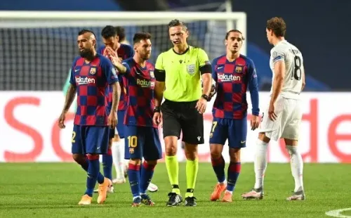 Barcelona abatido frente al Bayern Múnich.