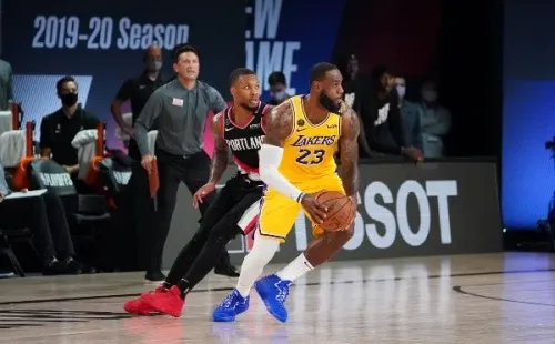 LeBron James y los Lakers tienen un duro desafío luego de caer en el primer partido con los Trail Blazzers. (Foto: Getty)