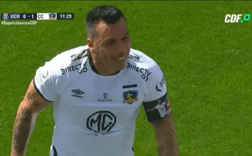Esteban Paredes junto a Carlos Campos son los goleadores de los Superclásicos con 16 goles cada uno. Foto: CDF