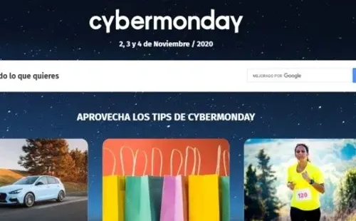 Captura de Pantalla Cyber Monday