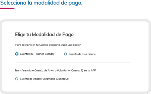 Y por último, deberás declarar cuál será el destino final de tu dinero.