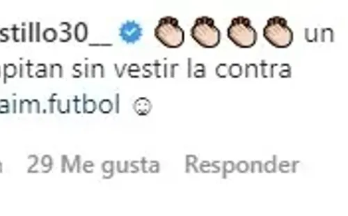 La respuesta de Nicolás Castillo en redes sociales con dardos al Chapa Fuenzalida.