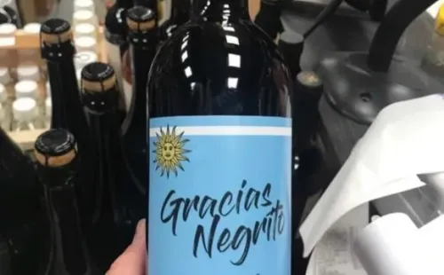 Vino “Gracias Negrito”