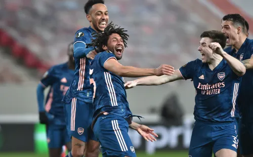 El 3-1 que logró el Arsenal en el duelo de ida hace que los Gunners ya piensen en los cuartos de final. (Foto: Getty)