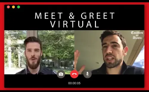 Un Meet and Greet virtual con algunos de los jugadores del Manchester United es el gran premio de esta promoción. | Foto: Casillero del Diablo.