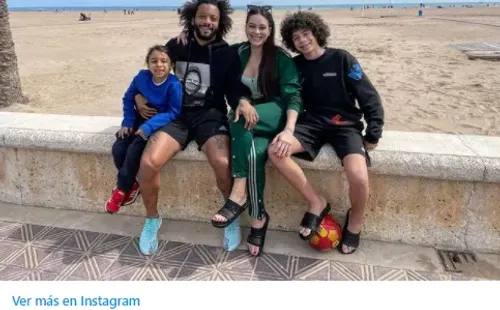 La polémica publicación de Marcelo en Instagram.