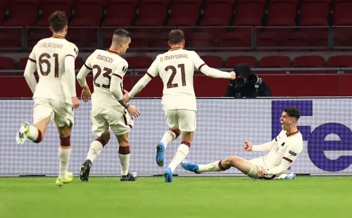 El gol de Ibañez en el 87 deja a los romanos con un pie en la semifinal, donde espera Granada o Manchester United. (Foto: Getty)