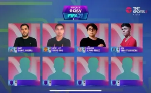 Varias emociones y sorpresas, con grandes rivales, así se vivieron las primeras jornadas del Torneo Easy FIFA 21. | Foto: Captura TNT Sports.