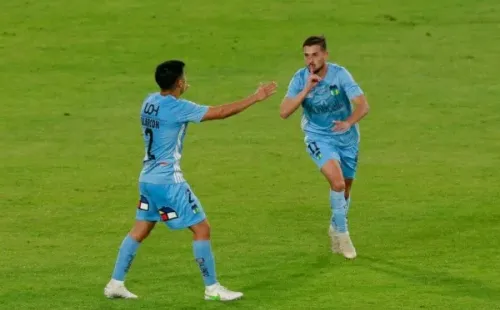 El gol de Facundo Castro fue el definitorio frente a Colo Colo. Tomás Alarcón también anotó para los rancagüinos, mientras que el descuento albo vino de la mano de Marcos Bolados. (Foto: Agencia Uno)