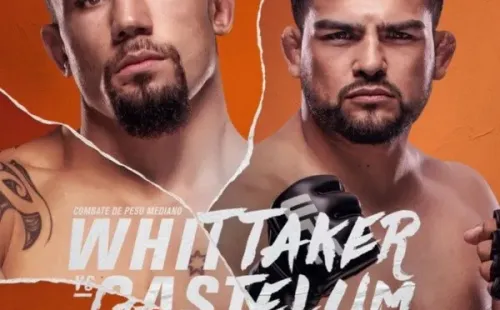 Afiche oficial Whitaker vs Gastelum. (Foto: UFC)