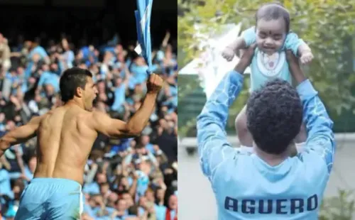 Hasta niños fueron bautizados con el apellido del Kun por su gol al QPR (Getty Images)