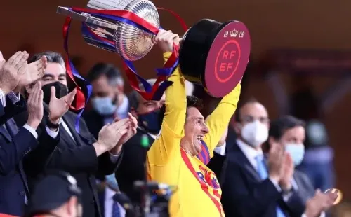 Con dos goles de Messi en la final, Barcelona levantó la Copa del Rey. Los catalanes ahora van por su segundo título de la temporada y se ilusionan con La Liga. (Foto: Getty)