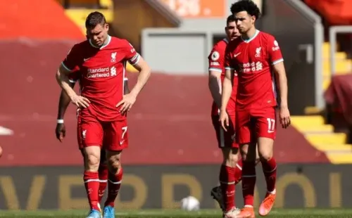 Con dos empates en las dos úlitmas fechas de Premier, las opciones de Liverpool de clasificar a la Champions League se están viendo cada jornada más lejanas. (Foto: Getty)