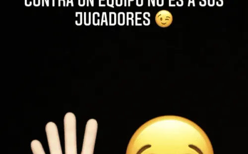 Más tarde borró el mensaje anterior para salir con este.