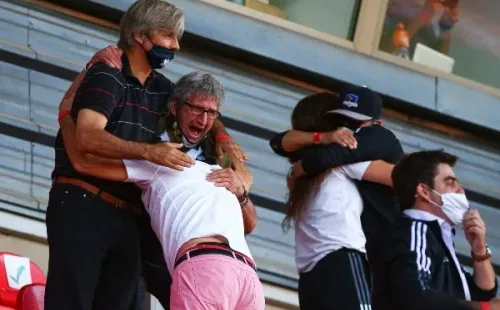 Morón decidió dejar atrás el problema originado por el arbitraje. Foto: Agencia Uno.
