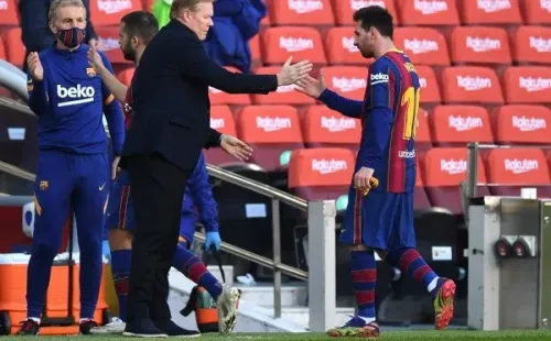 Ronald Koeman ha logrado que Messi demostrara un gran nivel durante toda la temporada. Foto: Getty.