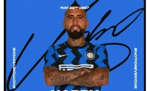 El saludo del Inter al cumpleañero Arturo Vidal.