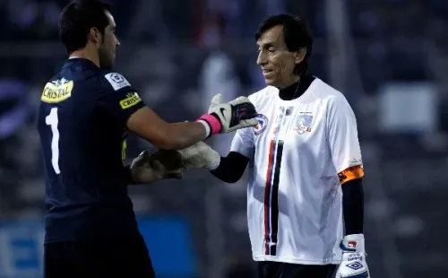 Claudio Bravo y Roberto Rojas, dos referentes de la selección chilena y Colo Colo.