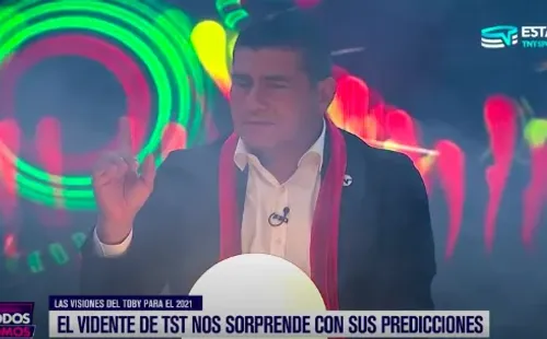 Tobi Vega se ha vuelto un personaje con sus predicciones. Foto: TNT Sports