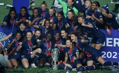 Tiane y PSG, campeonas de la Primera División de Francia.
