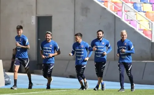 La selección chilena volvió al estadio de Santiago del Estero (Comunicaciones ANFP)