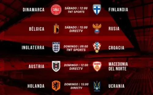 Agenda fin de semana Eurocopa y Copa América. (Foto: Redgol)