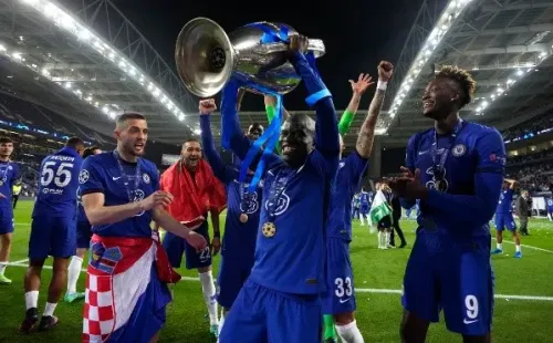 Kanté obtuvo la Champions League con el Chelsea hace menos de un mes. Foto: Getty.