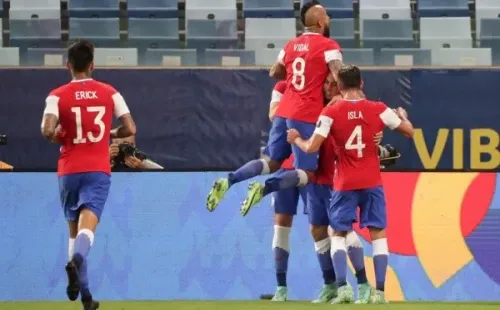 La selección chilena espera dar el golpe contra Brasil en Río de Janeiro. Foto: Getty.