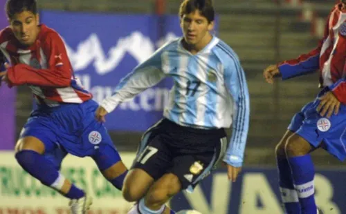 El debtu de Lionel Messi en la selección argentina en 2004