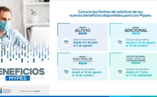 Detalles de las fechas de postulación.  Foto: Sii.