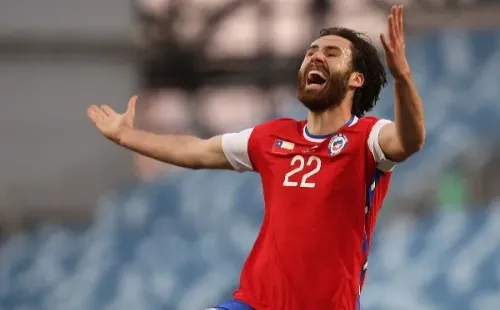 Brereton y su gol para Chile contra Bolivia en Copa América.