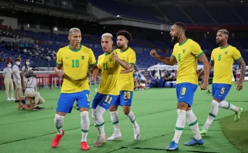 Brasil espera llegar a una nueva final olímpica en el futbol msculino. (Foto: Getty)