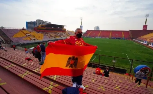 Una postal que se extrañaba en los estadios. (Foto: Guillermo Salazar)