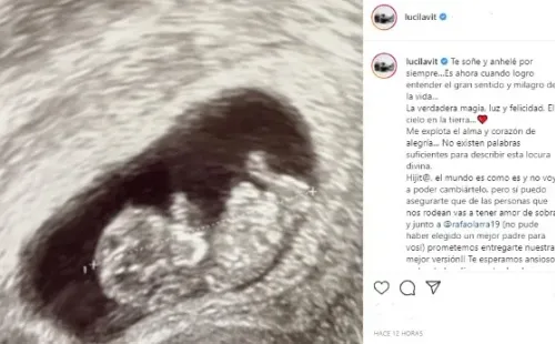 Lucila Vit y Rafa Olarra esperan un bebé.
