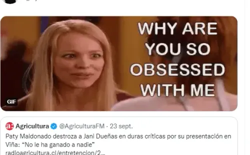 Jani dueñas en Twitter