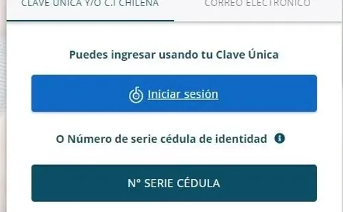 En este apartado, puedes elegir Clave Única o Número de serie de la cédula (Foto: Me Vacuno).