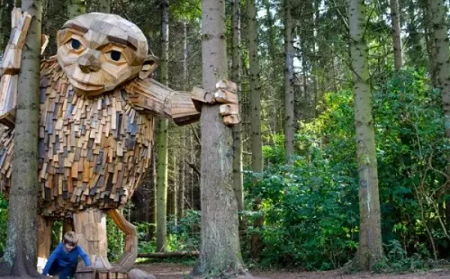 El Troll de Madera (Foto: @hechoencasa).