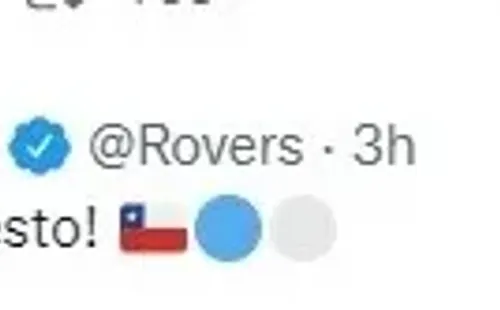 La cuenta oficial del Blackburn Rover también le escribe a Renzo en sus redes sociales