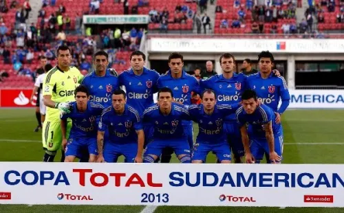 El once la U de Marco Antonio Figueroa en la victoria azul contra el Lanús de Barros Schelotto.