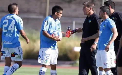 Leal asegura que el manejor de grupo de Berizzo fue espectacular en O’Higgins. Foto: Agencia Uno.