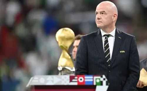 Infantino está decidido a hacer un Mundial cada dos años. Foto: Getty.